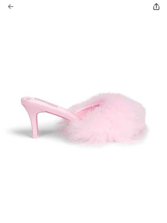 SKIMS Shoes - SKIMS Feather Kitten Heel Cherry Blossom
